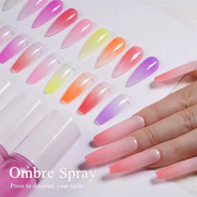 Spray Powder Nail Art