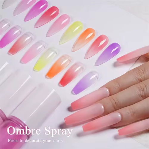 Spray Powder Nail Art